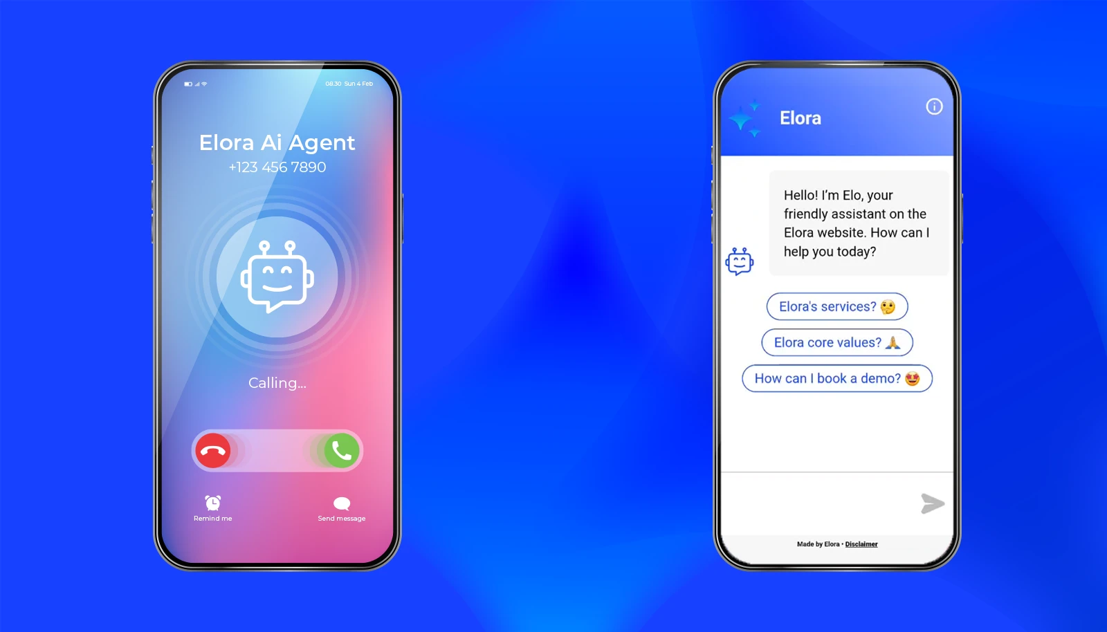Elora — AI Receptionist for Businesses | 24/7 Call & Chat